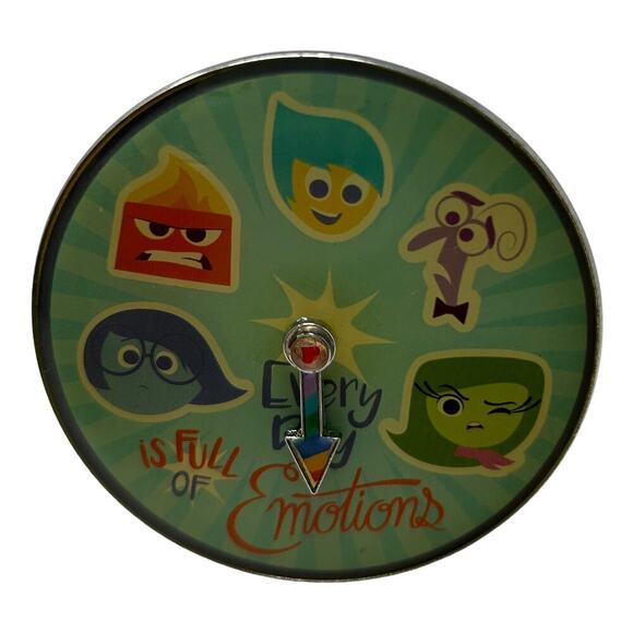 Disney Store Inside Out Metal Emotions Dial Charm Clip Backpack Bag Replacement - Picture 2 of 11